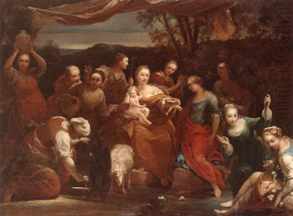 Jupiter among the corybantes, unknow artist